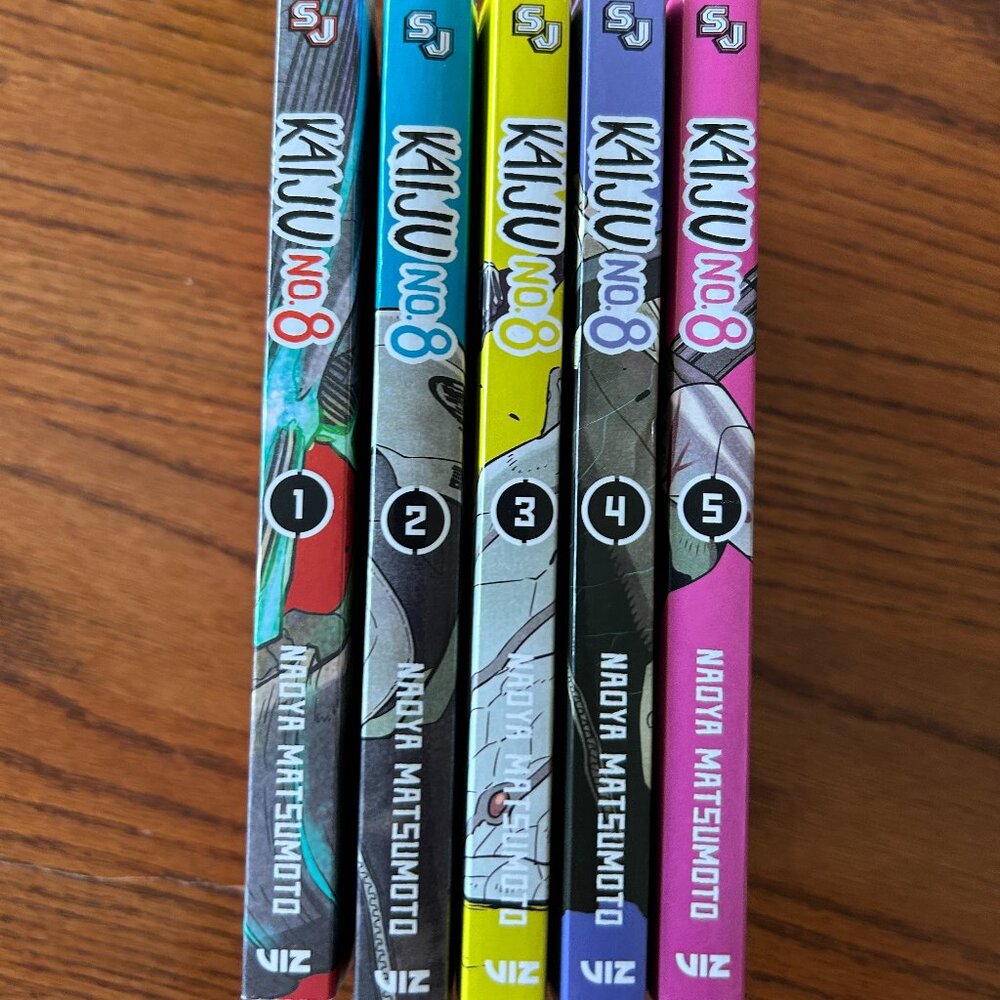 Kaiju No. 8 Manga Set Vol 1–5 English VIZ Media Softcover SJ - Picture 2 of 2